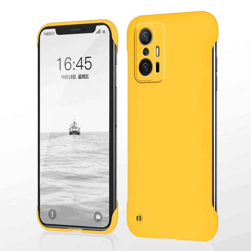 Cover In Silicone Morbido Per Xiaomi 11T Pro, Antiurto E Antigraffio, Colore Verde