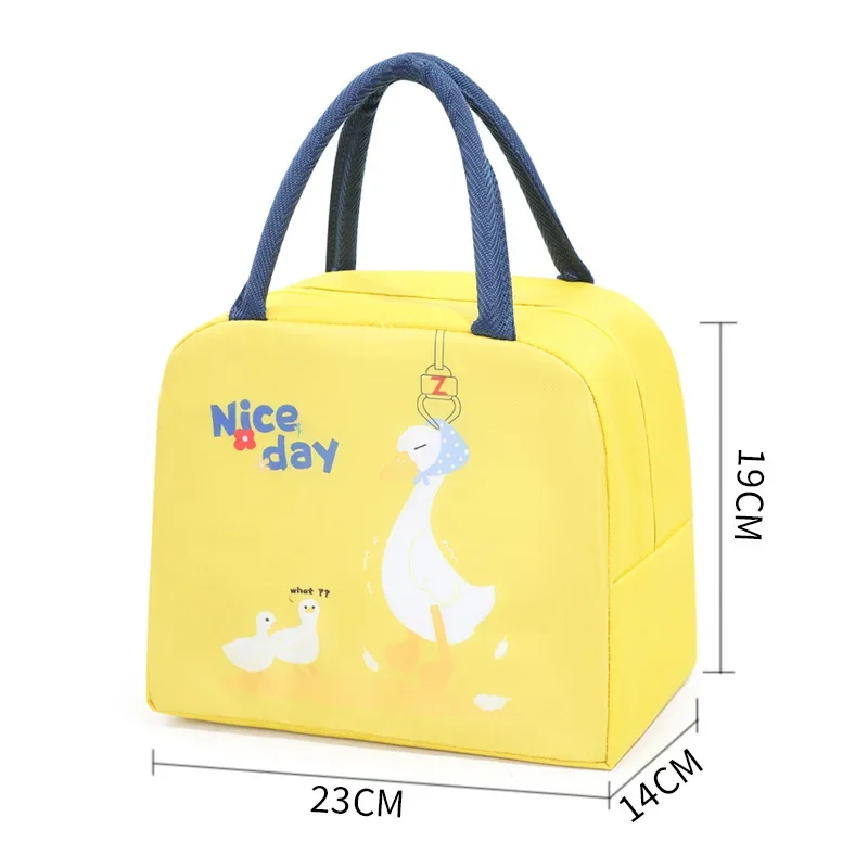 Insulated Bento Bag Lunch Bag Aluminum Foil Tote Lunch Box Bag Student Cartoon Lunch Bag Ice Bag Thermal Bag 3