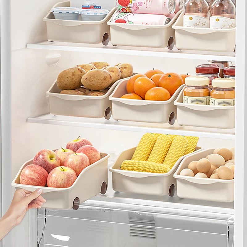 Kitchen Sundries Storage Case With Wheels Seasoning Bottle Jar Storage Container Kitchen Closet Organizer 5