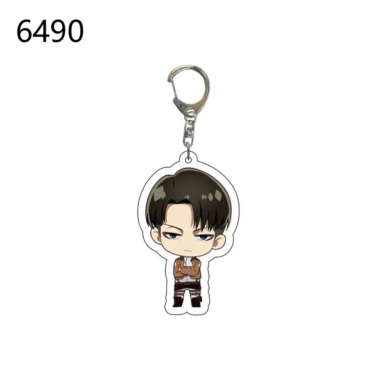 Attack on Titan Anime Cute Acrylic Keychain Bag Tag