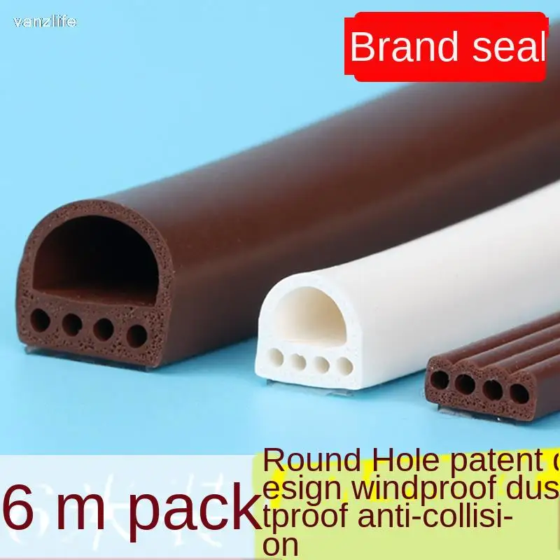 Security Door Rubber Sealing Strip Wooden Door Seam Sound Insulation