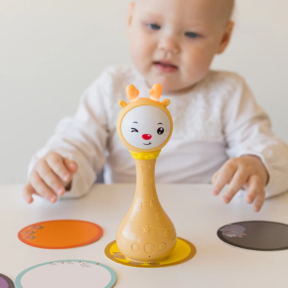 Baby Music Teether Rattle Toy for Child 0-24 Education Mobile Kids Bed Bell Newborn Stroller Crib Infant Pacifier Tear - 2