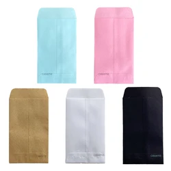 6x10cm Pouch Paper Bag Gift Wedding Decoration Packaging Cute Candy Baby Shower Guest Small Mini Kraft Craft Brown Pink Blue