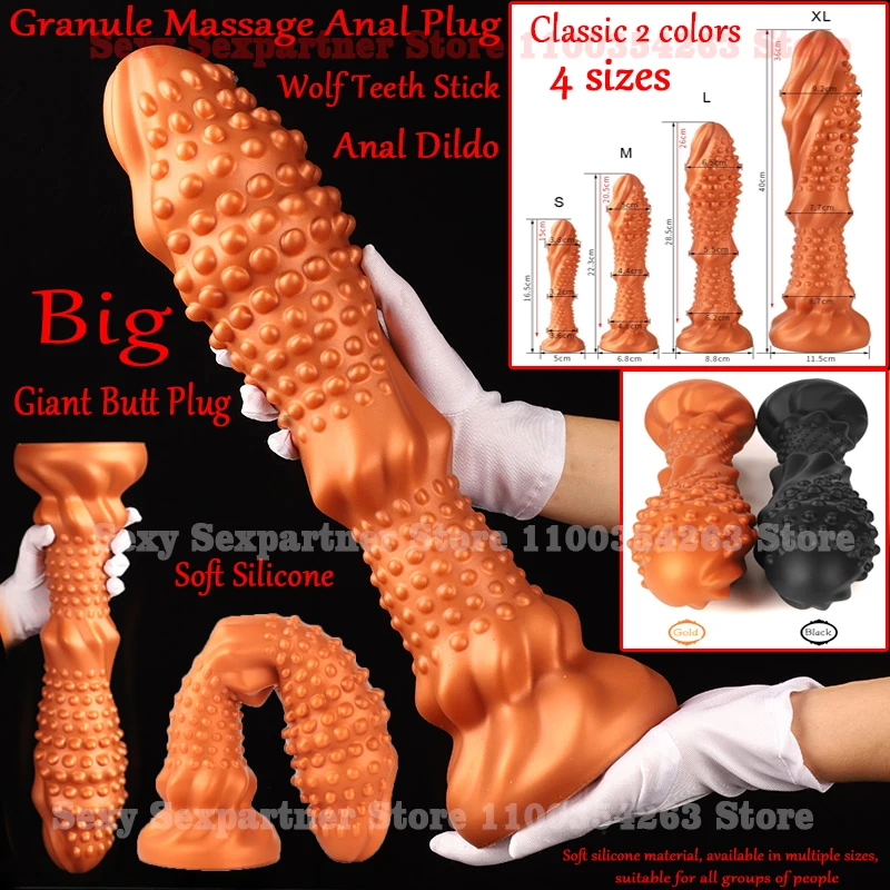 Big Dildo Silicone Masturbators Granule Massage Anal Plug Huge Butt Plug Sex Toy | eBay Big Dildo Silicone Masturbators Granule Massage Anal Plug Huge Butt Plug Sex Toy | eBay