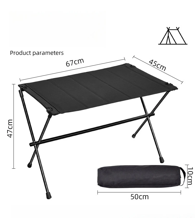 table-pliante-de-pique-nique-jetable-en-alliage-d'aluminium-table-de-gril-portable-equipement-de-camping-exterieur