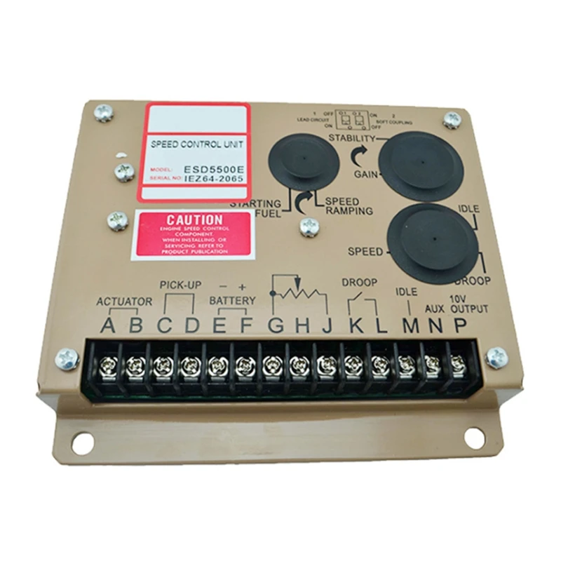 Promotion! ESD5500E Engine Speed Control Governor For Crude Oil-Generator Unit Controller With Double Capacitors |