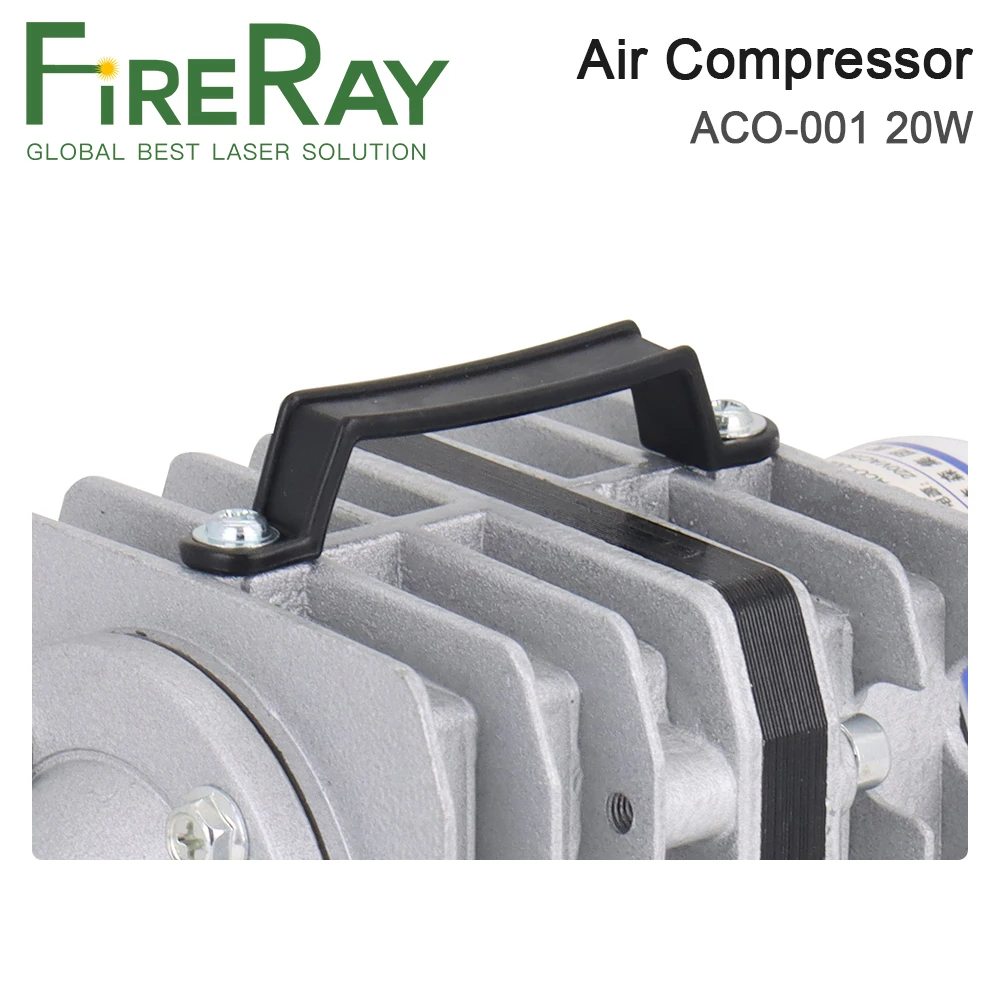 FireRay 20W ACO-001 Air Compressor 20L/Min Electrical Magnetic Air Pump for Co2 Laser Engraving and Cutting Machine