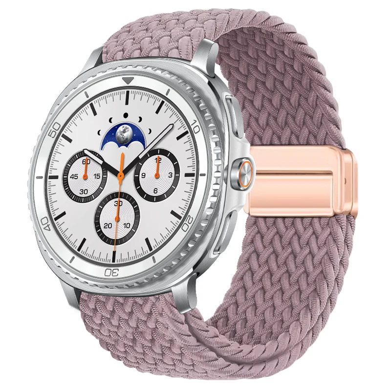 Braided Nylon Solo Loop Bracelet - Magnetic Sports Strap