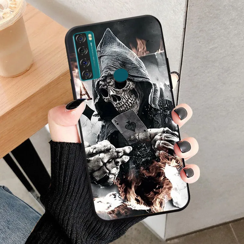 JIENI per TCL 20 SE Custodia Cover (6.82), Ultra Sottile TPU Case