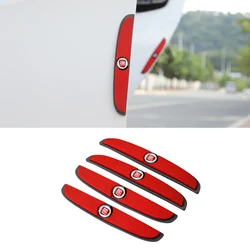 Silicone Car Anti - Collision Protection Pads - Set of 4 (Red)