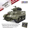 American Stuart M5a1 Military Simulation 360-Degree Rotating Smoking Electric Remote Control Tank G2080 Model Children'S Toy 2