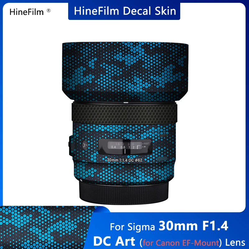 Per Sigma 30Mm F1.4 Dc Hsm Ef Mount Lens Sticker 30 1.4 Lens Decal Skin Premium Skin Wrap Cover Film Sticker