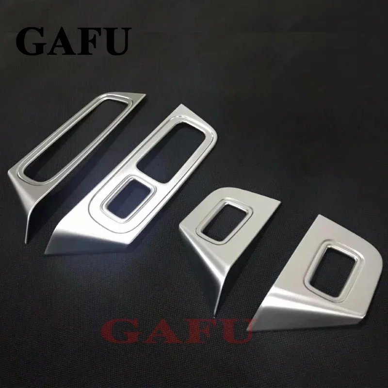 

Car Styling for Porsche Cayenne 2018 ABS Matte Auto Interior Door Armrest Panel Window Lift Button Cover Trim Accessories 4PCS