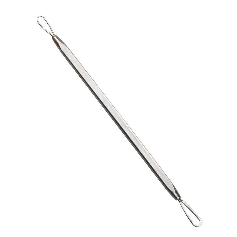 כלי הסרת פצעי שחורים כפולים מפלדת אל-חלד להסרת פצעי פצעים ואקנה לנשים וגברים