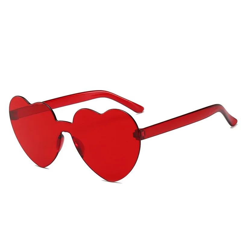 Heart-shaped Sunglasses Colorful Heart Glasses Candy Color