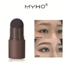 Complete professional Eyebrow Powder Stamp Shaping Kit makeup brushes eyebrow paint eyebrow pencil Eye Brows Stencil 4