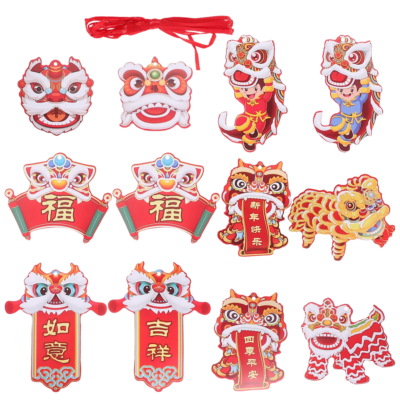

New Year Rabbit Tassel Hanging Ornaments Spring Festival Decorations