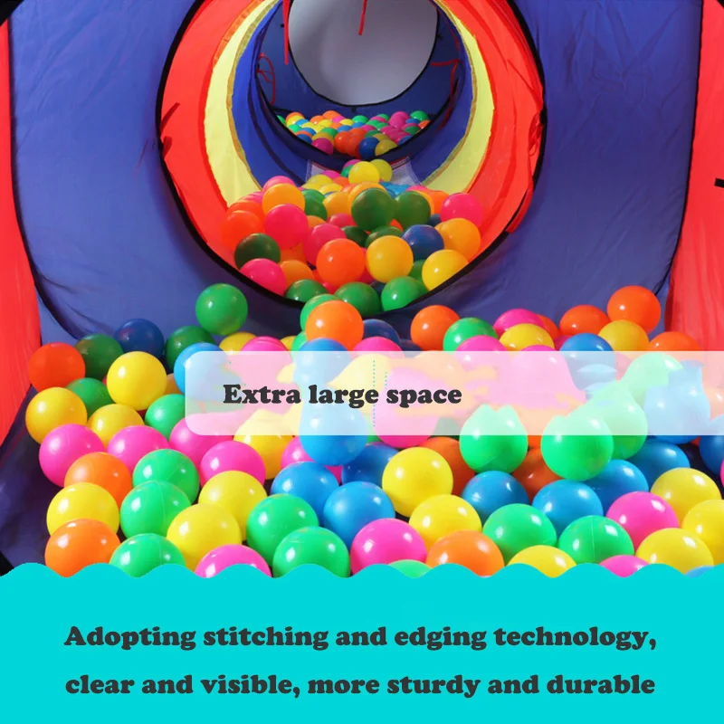 5 Pcs/lot Portable Children's Camping Tent Play House Ocean Ball Pool Pop-up Tent Kids Beach Tent Baby Crawling Tunnel Baby Tent 4