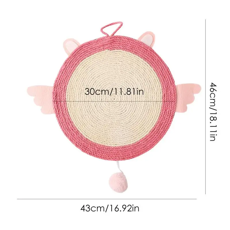 Sisal 고양이 스크래처 보드 고양이 스크래치 포스트 매트, 장난감 침대 매트, 클로 샤프너, 가구 보호 스크래퍼, 그라인딩 네일 패드 매트