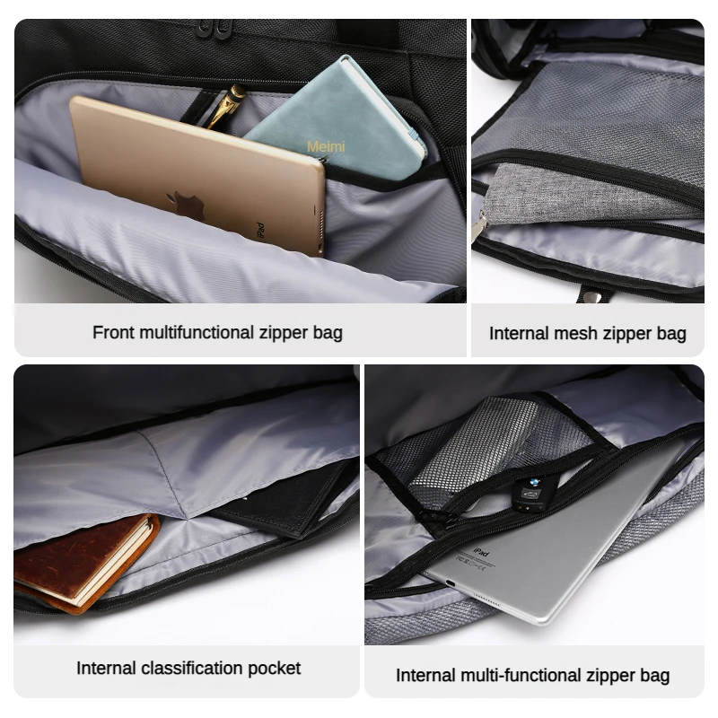 Gym Bag for Men Waterproof Sports Duffel with Wet Pocket Shoe Compartment Travel Duffel Bag Weekender Overnight travel bag