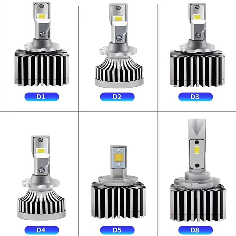 

2PCS LED Canbus No Error D1S D2S D3S D4S D5S D8S LED Headlight Car Bulbs 50W 12000LM High Bright Auto Led Light LED Lamp