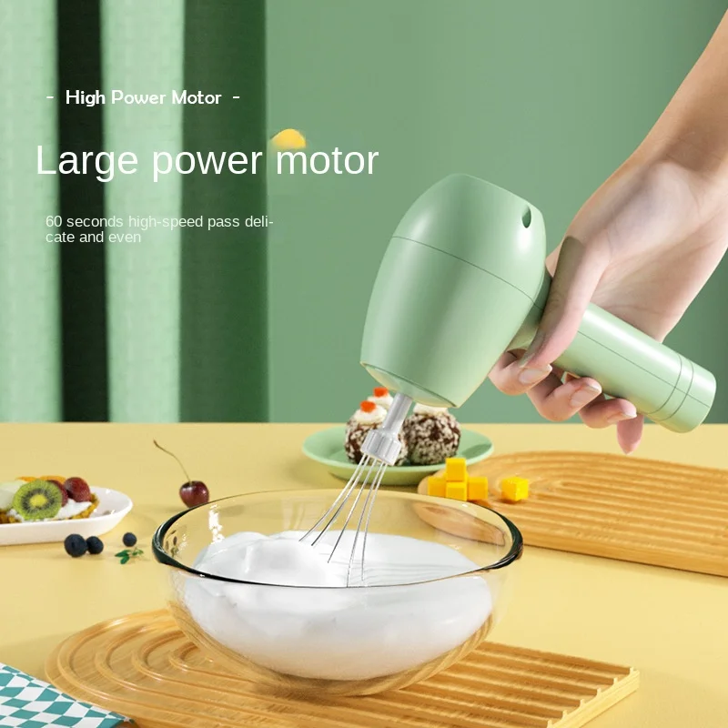 Wireless Electric Whisk Handheld Mini Multi-function Milk Egg Frother Bubbler Cream Coffee Automatic Mixer Woman Kitchen Blender 3