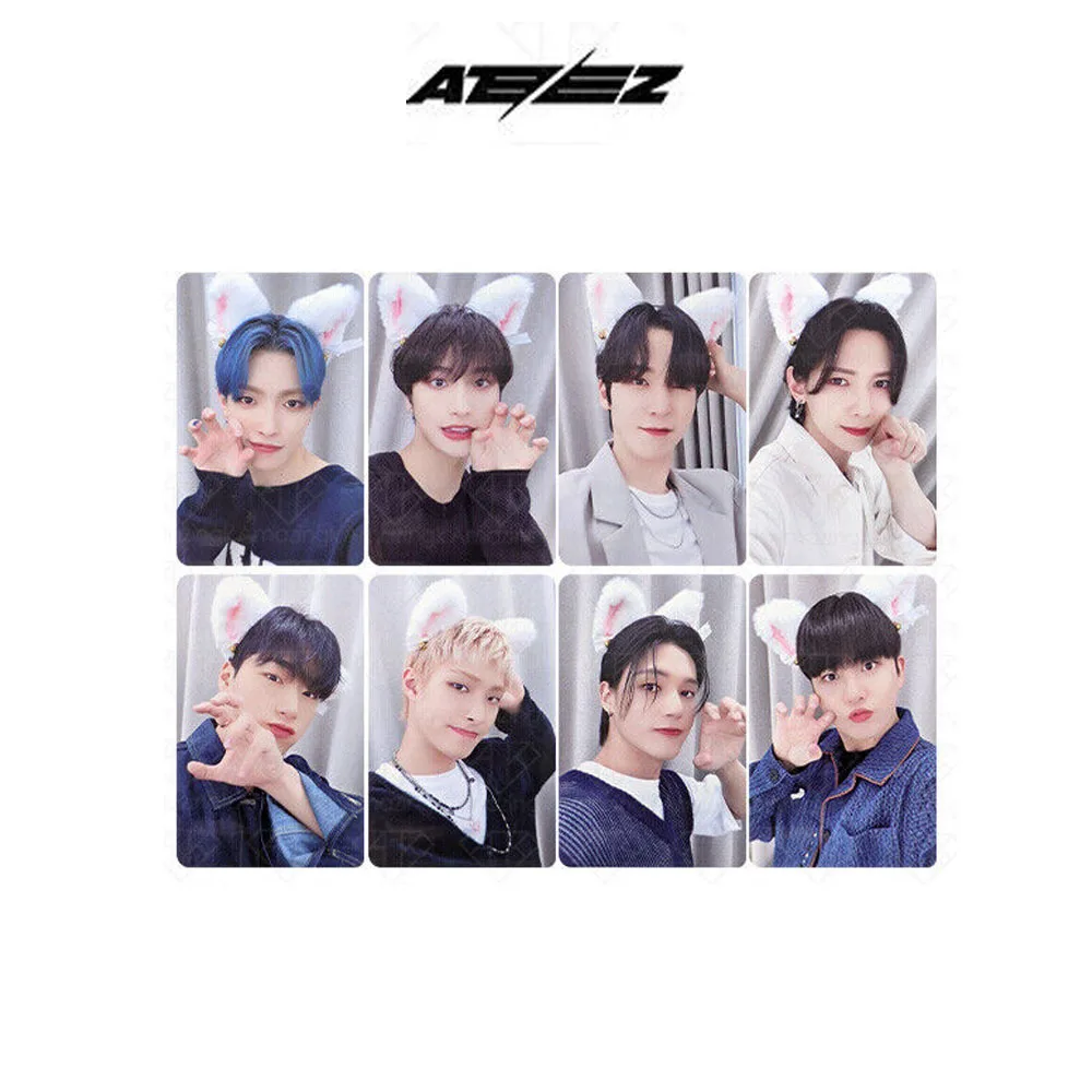 ATEEZ 그룹 서라운드 앨범, THE WORLD EP.2 OUTLAW Makestar 소형 랜덤 카드