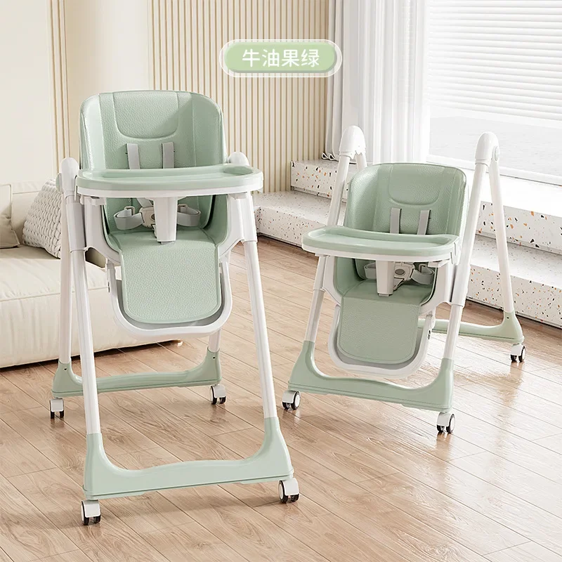 Baby Dining Chair Can Be Adjusted Children's Table Chair Multifunctional Foldable