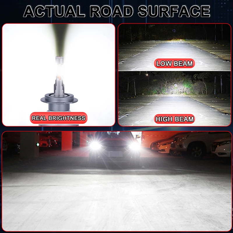 K5C H7 H4 H3 LED 1000W 6500K Car Lights Canbus H11 H8 H1 HB3 9005 HB4 9006 9012 HIR2 2PCS 18PCS 8054 CSP Chip Auto Lamp Fog Lamp led car lights led car headlights
