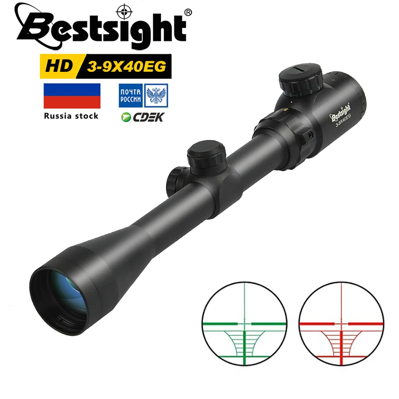 New Crosshair Reticle Mil-Dot 3-9x40 Airsoft Optics Riflescope Rifle Scope Sight 