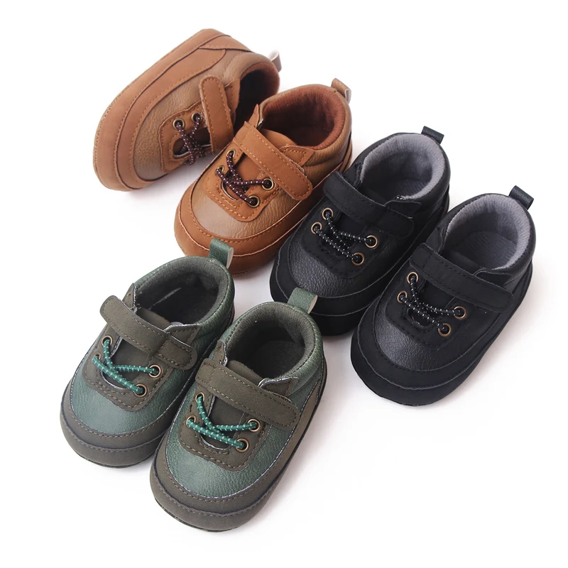 Baby Shoes Soft PU Sneaker for Toddler 6-12 Month Boys and Girls First Step Prewalking Shoes Baby Sneaker NewFashion BH2320