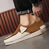 Retro Khaki Suede Loafers Man Comfortable Slip-on Casual Shoes For Men Fashion Lightweight Men's Designer Shoes chaussure hommes 3