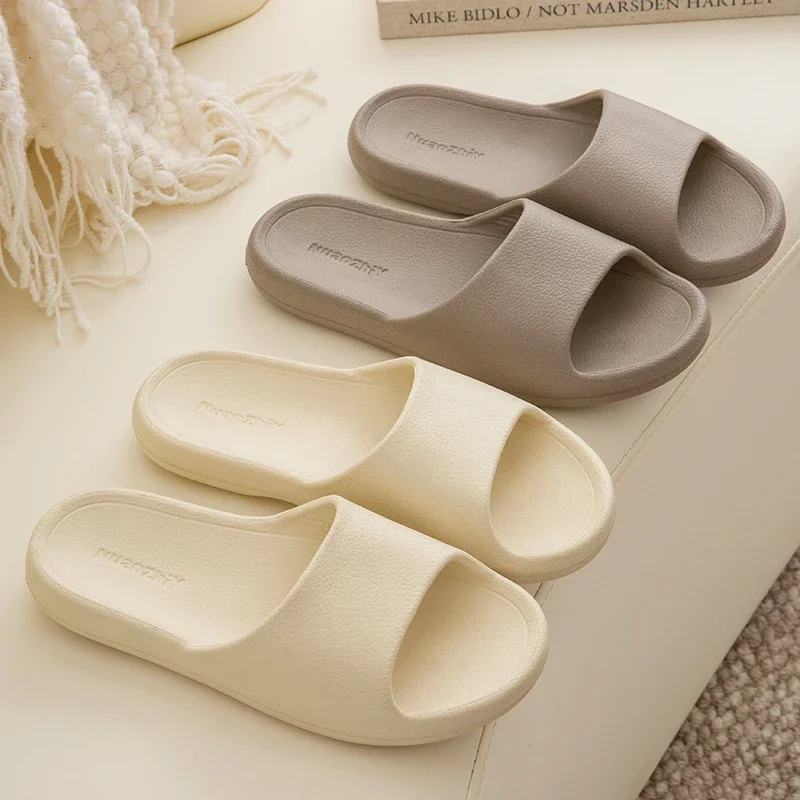 Women Fashion Summer Slippers Men Lightweight EVA Home Bathroom Flat Sandals Couple Comfort Massage Indoor Outdoor Shower Shoes 5