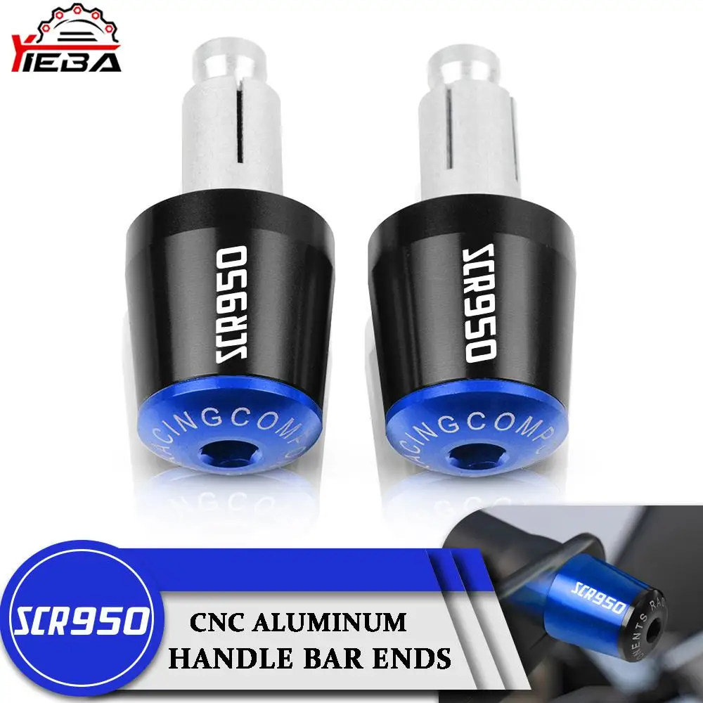 Scr 950 Hand Bar Ends For Yamaha Scr950 2017 2018 2019 2020 2021 2022 22Mm Motorcycly Handlebar Grips Handle Bar Cap End Plugs
