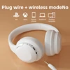 ecouteur sans fil Bluetooth 5.3 pliables, casque d'écoute de Sport, de jeu