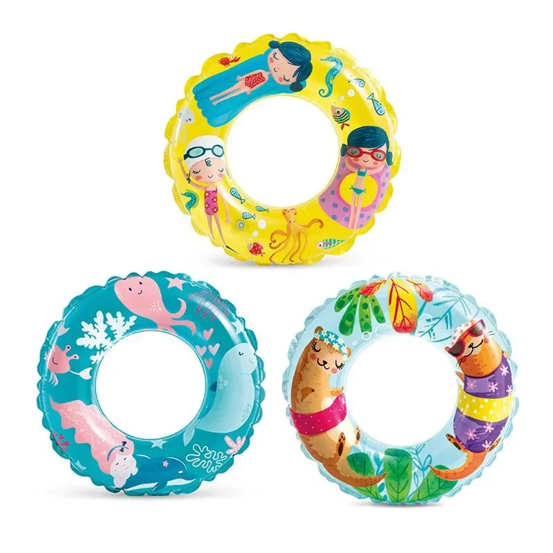 Intense 59242 Children's Swimming Ring BabyThickened Men's Women's Cartoon Lifesaving Ring 6-10 Years Old Underarm Swimming