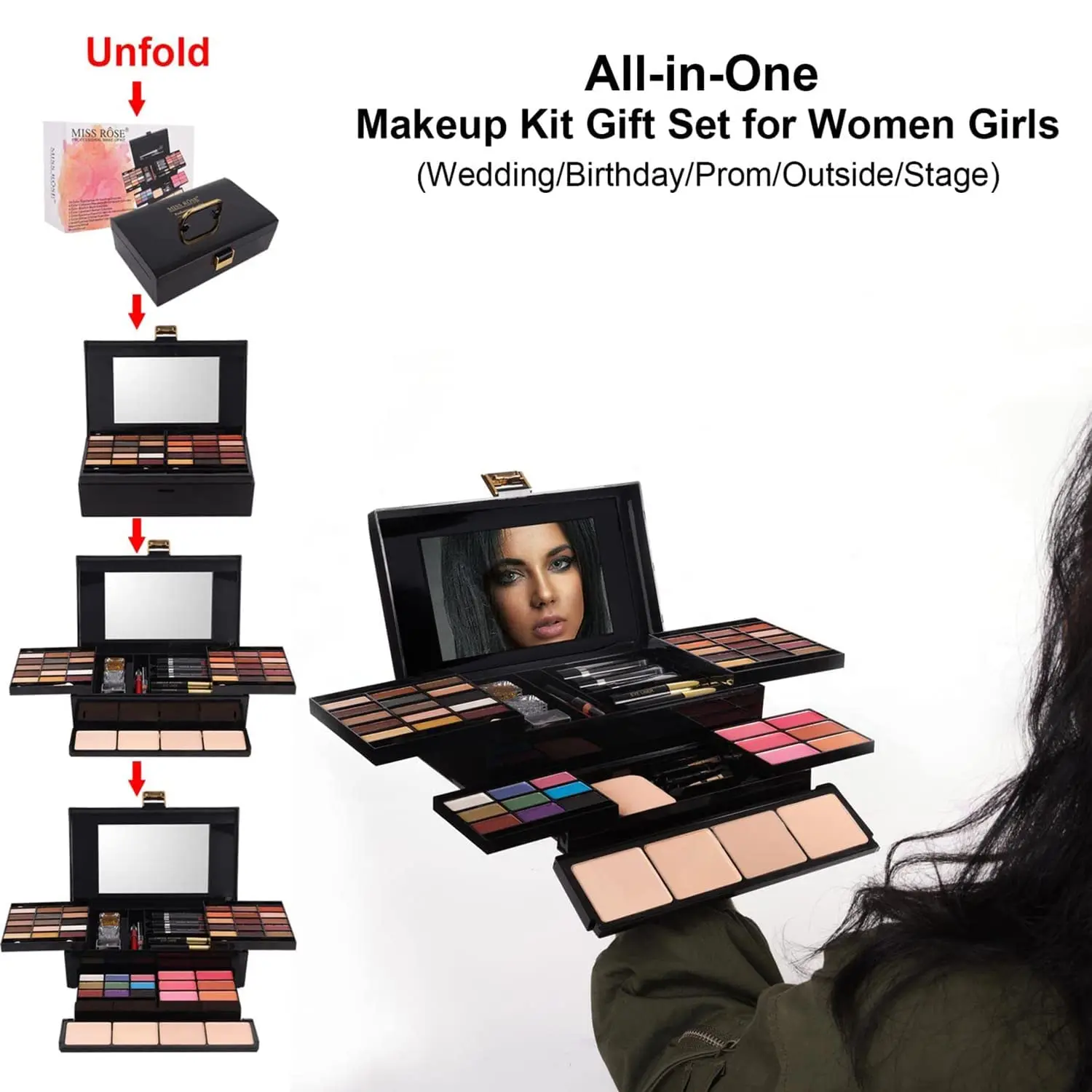 58-color professional makeup kit image 6