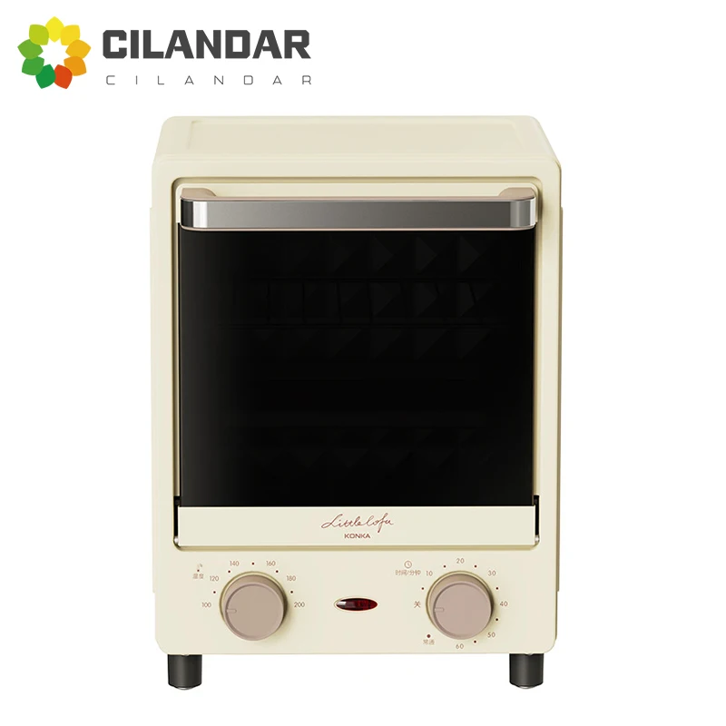 Konka 12L Mini Forno Elettrico Verticale A Tre Strati Posizione Di Cottura Forno Multifunzionale Forno Elettrico Sicuro Antideflagrante