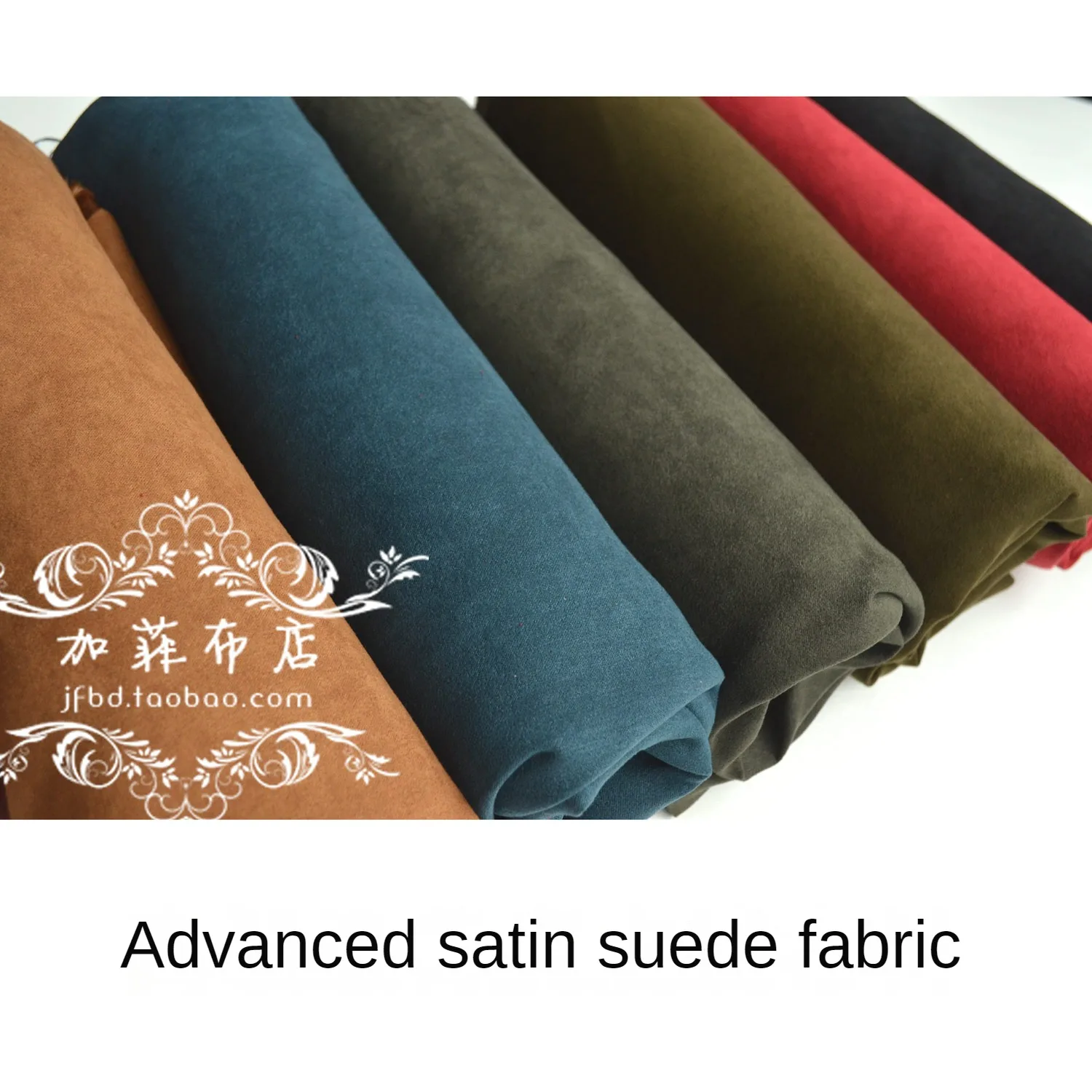 Thin Suede Fabric By The Meter for Dress Coats Hanfu Cape Horse-face Skirts Ancient Costume Sewing Soft Silky Cloth High-grade