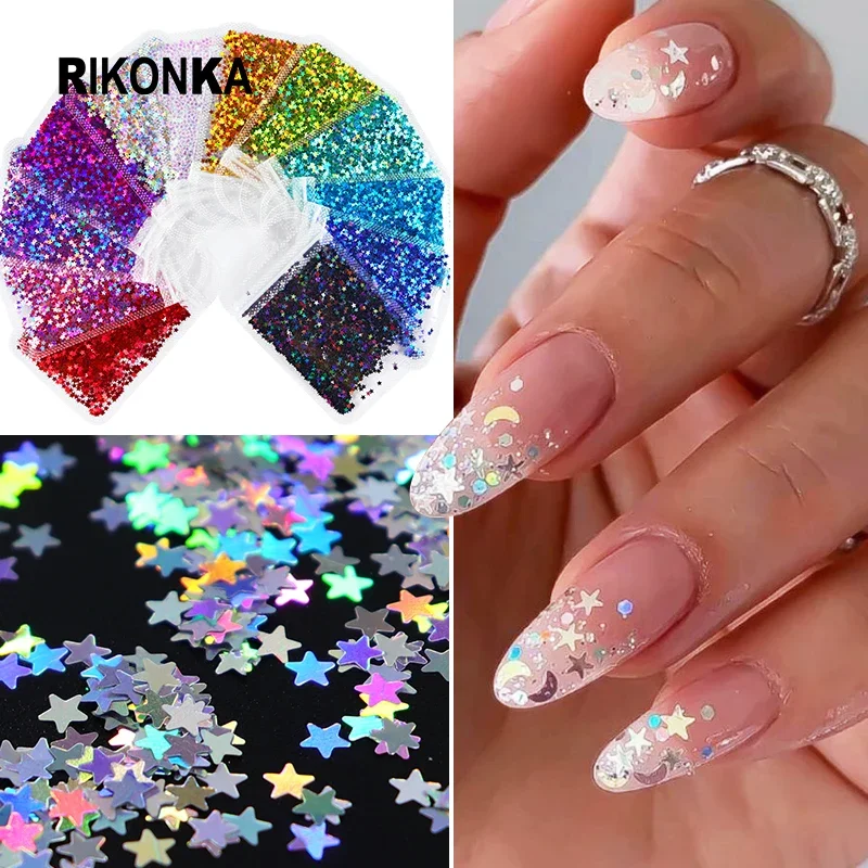 Holographic Flakes Nail Decoration  Holographic Flakes Nail Design - 50g  Holographic - Aliexpress