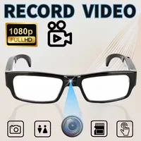 Portable Transparent Glasses with Camera Outdoor 1080P Sport Mini Camera Shooting HD Video Recorder Glasses Driving Bike Riding 1