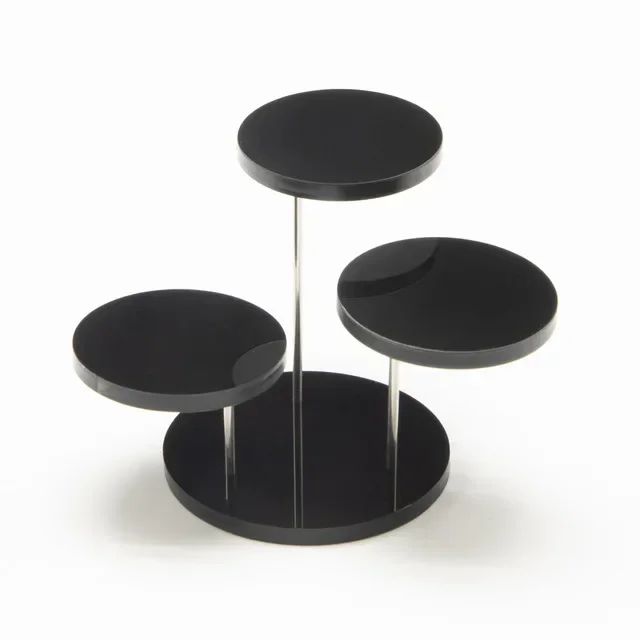 3 Tray Black
