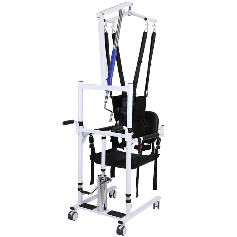 

Hydraulic Lift Shift Machine Bed-Ridden Lifting Elderly Disabled Paralyzed Patient Bed Wheelchair Transfer Lifter Toilet Chair