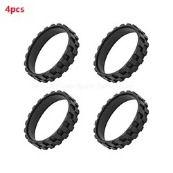 Premium Anti-Slip Rubber Tyre Wheel Sleeve for Robotic Vacuum Cleaners (4pcs)