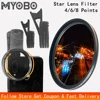 MYOBO Mobile Phone Star filters 4/6/8 Points - 52 67 mm Clip-on Photography Starburst Filter for Smartphones Star Filters 1 MYOBO Mobile Phone Star filters 4/6/8 Points - 52 67 mm Clip-on Photography Starburst Filter for Smartphones Star Filters 1