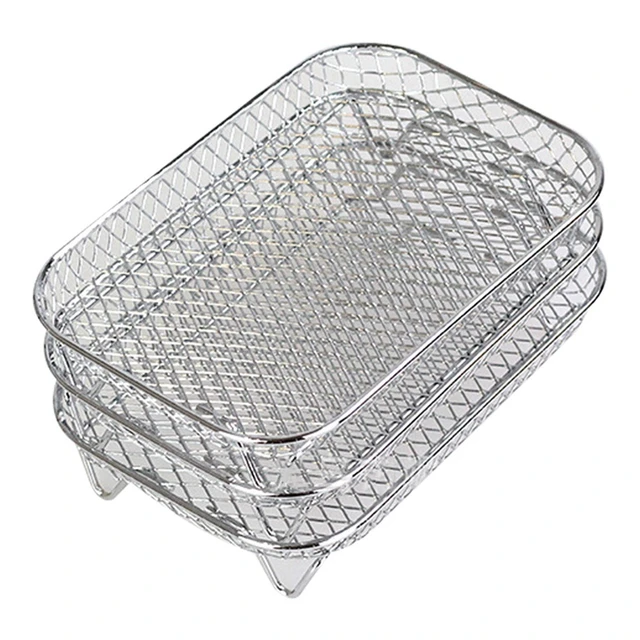 Dropship Air Fryer Baskets 8 Inch Stackable Air Fry Crisper Basket