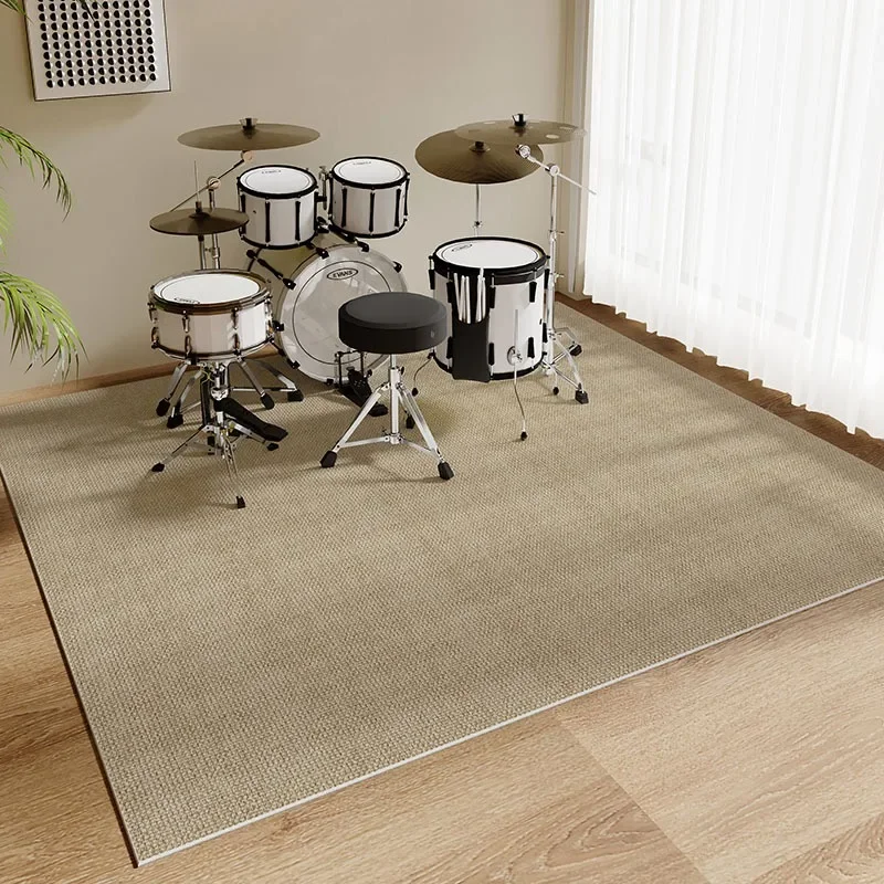 Piano Drum Carpet for Living Room Light Luxury High-end Sound Insulation Non-slip Floor Mat Home Study Bedroom Rug Alfombra 러그 2