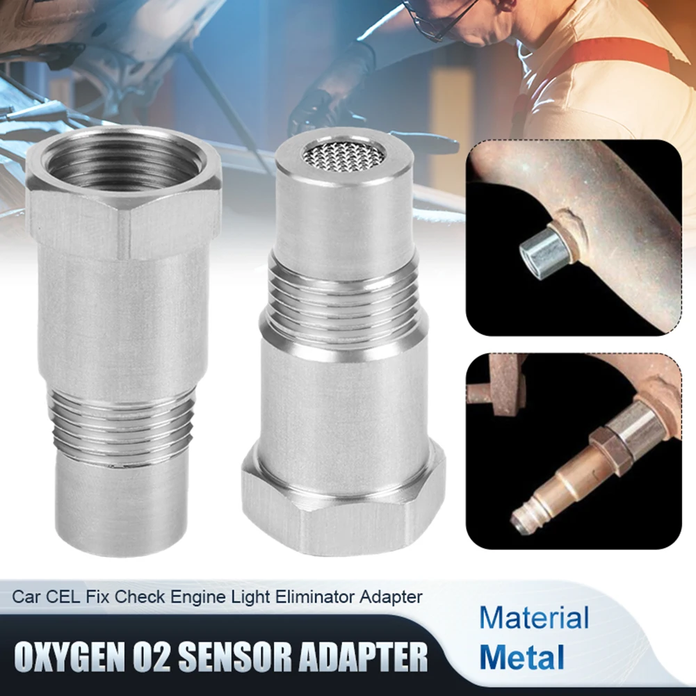 Sauerstoffsensor 5 Stück Auto Sauerstoff O2 Sensor M18X1.5 Kompatibel mit  CEL SES DTC Fix Check Engine Light Eliminator Extender Spacer Adapter  High-Speed-Reaktion, damit Ihr Fahrzeug genug hat: : Auto &  Motorrad