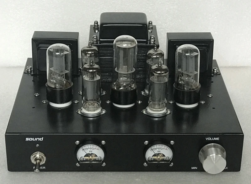 Vanguard Finished HiFi 5u4c 6H8C Push 6P1 Vacuum Tube Amplifier Class A Single-Ended Stereo Power Amp 6.8Wx2