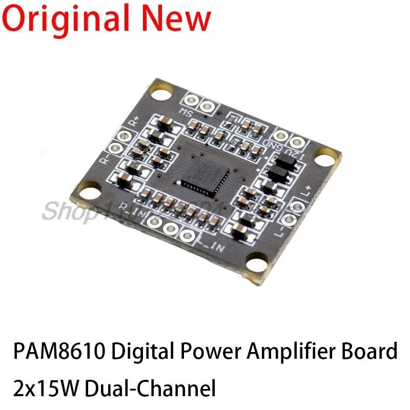 2*15W PAM8610 Digital Dual Channel Stereo Audio Verstärker DC7-15V Klasse D kleine stereo amp Mini power Verstärker